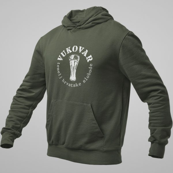 Vukowar_hoodie_zelena_naprijed